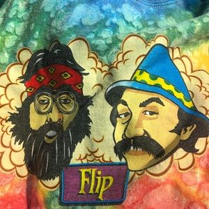 Cheech and Chong tie dye shirt